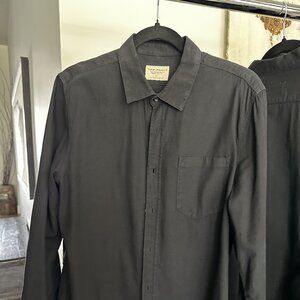 Black Nudie Jeans Button Up Shirt Medium (Worn by Manny Montana/Rio Good Girls)